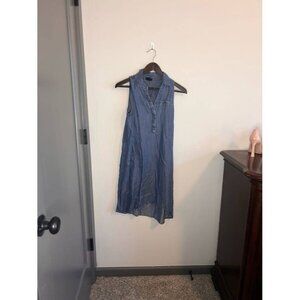 Mossimo Light Denim Shift Dress sleeveless XS Above the knee